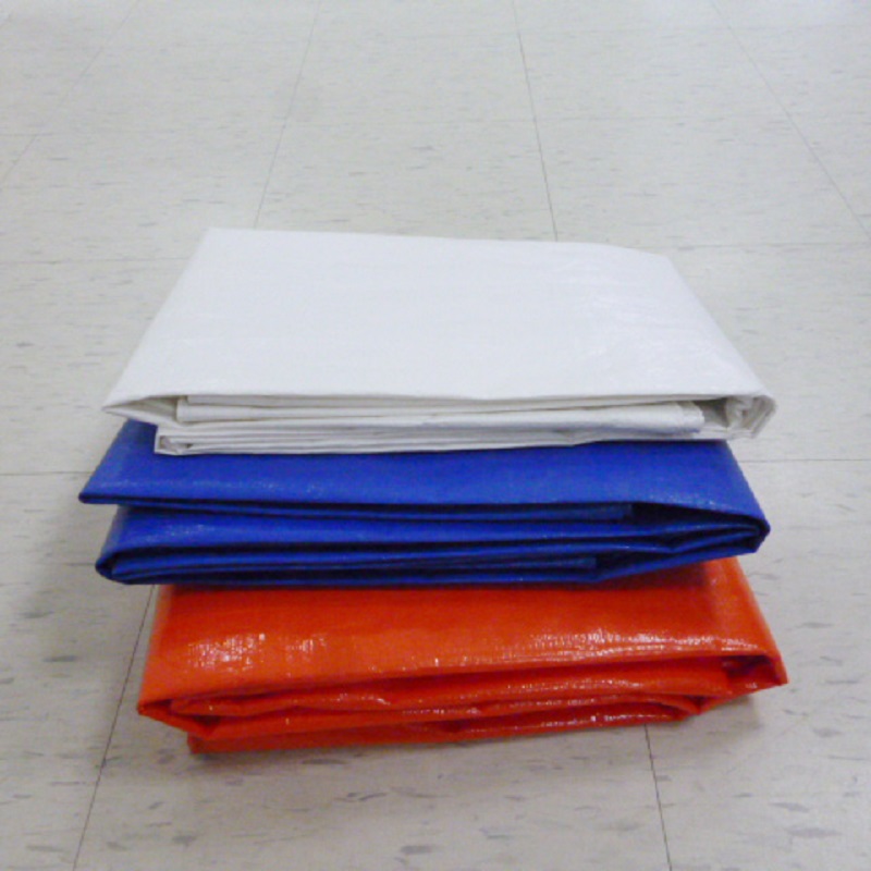 اللون الأخضر HDPE القماش المنسوج القماش المشمع LDPE مغلفة PE القماش المشمع غطاء شاحنة القماش المشمع