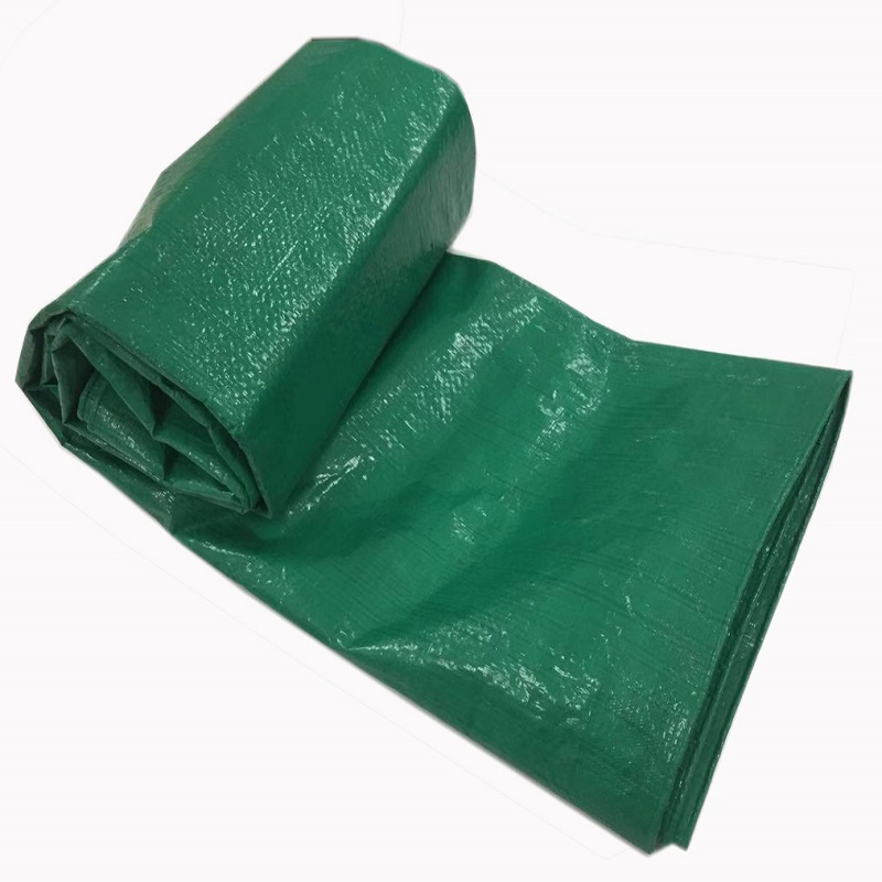 اللون الأخضر HDPE القماش المنسوج القماش المشمع LDPE مغلفة PE القماش المشمع غطاء شاحنة القماش المشمع ورقة من البلاستيك
